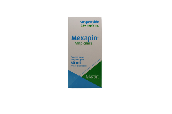 MEXAPIN SUSP (AMPICILINA 250MG/5ML) FCO C/60ML