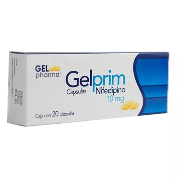 GELPRIM CAPS (NIFEDIPINO 10MG) C/20