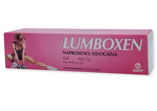 LUMBOXEN GEL (NAPROXENO 10.00 G LIDOCAINA 2.00 G)