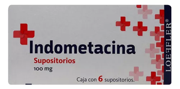INDOMETACINA SUPOSITORIOS 100MG C/6 LOEFFLER