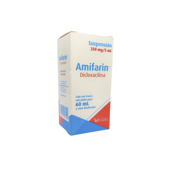 AMIFARIN SUSP (DICLOXACILINA 250 MG) FCO 60 ML