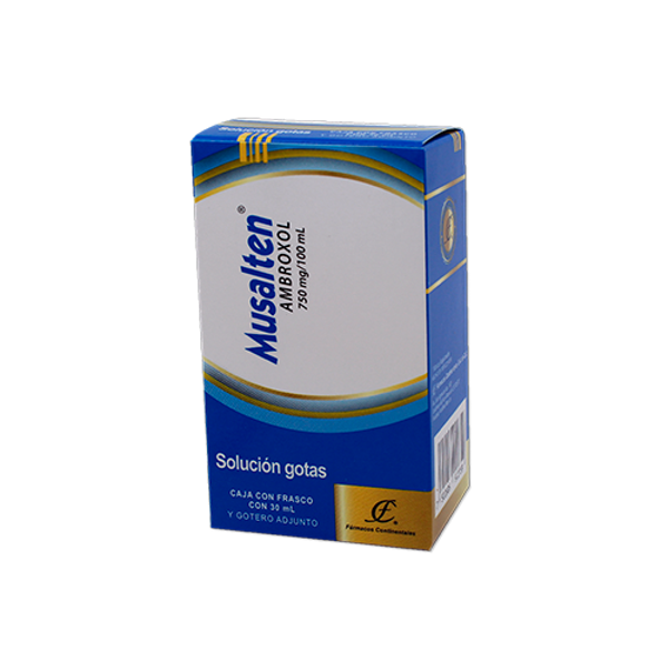 MUSALTEN SOLUCION CLORHIDRATO DE AMBROXOL 750.00 MG GOTAS