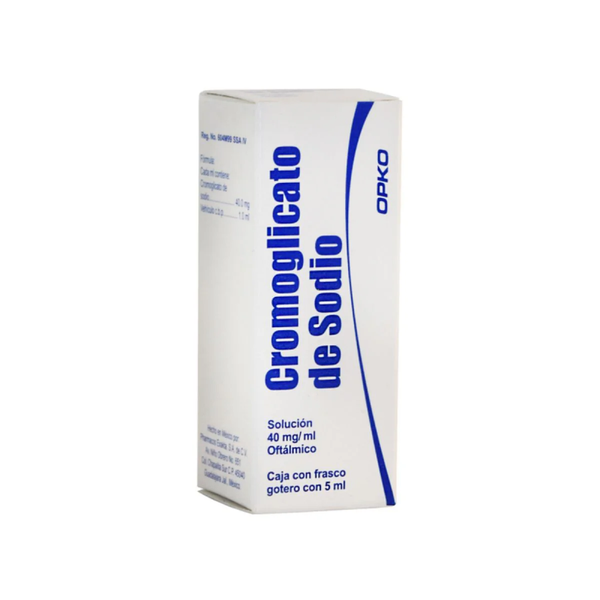 CROMOGLICATO DE SODIO GOTAS OFTALMICAS 40MG OPKO