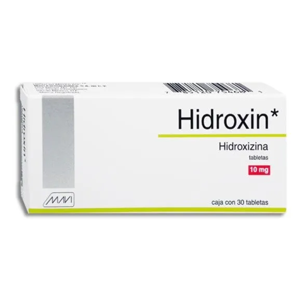 HIDROXIN TABS (HIDROXIZINA 10MG) C/30