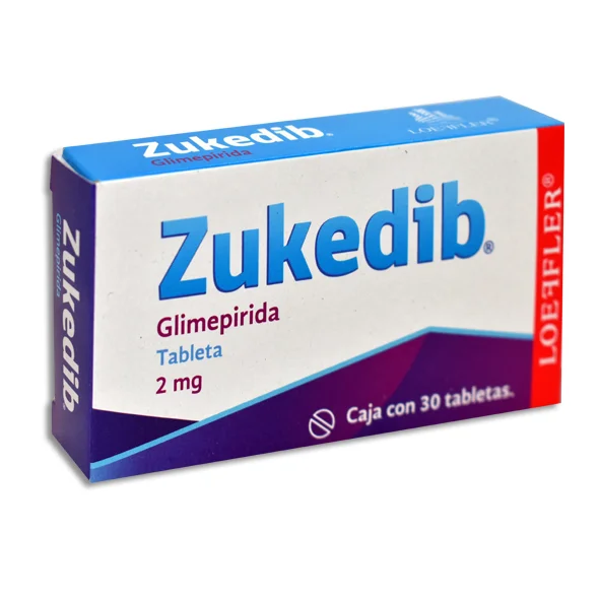 ZUKEDIB TAB GLIMEPIRIDA 2.00 MG C/30