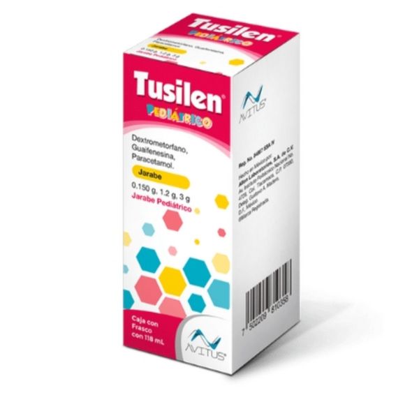 TUSILEN PEDIATRICO PARACETAMOL 300.00 MG GUAIFENESINA 1200.00 MG DEXTROMETORFANO 15.00 M