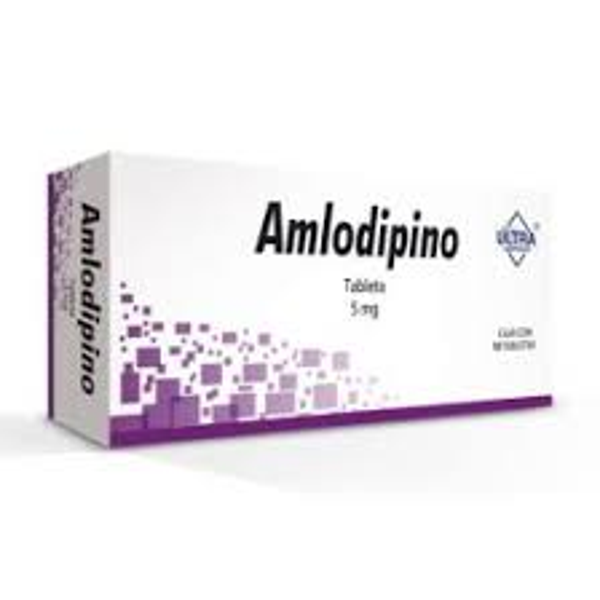 AMLODIPINO 5.00 MG TABS. C/ 10 ULTRA