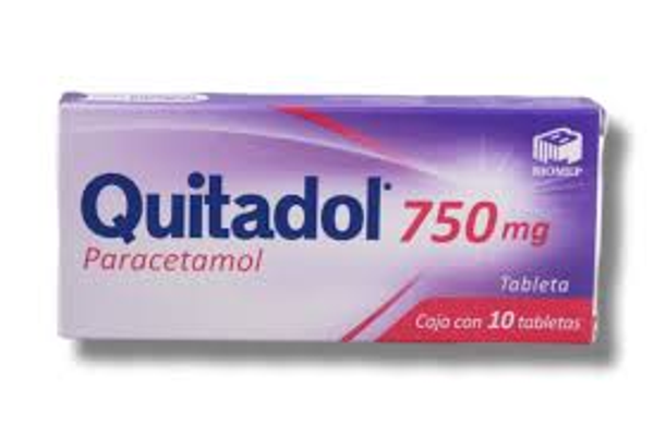 QUITADOL PARACETAMOL 750.00 MG TABS- C/10