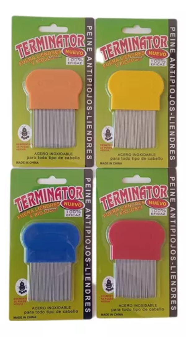 PEINE LIENDRERA TERMINATOR BLISTER C/1