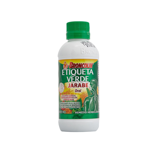 BRONCOLIN JARABE GORDOLOBO 0.42 ML SAUCO 0.42 ML EUCALIPTO 0.84 ML MIEL DE ABEJA 0.01 S/G