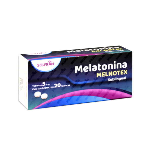 MELNOTEX (MELATONINA) SUBLINGUAL 5MG C/20