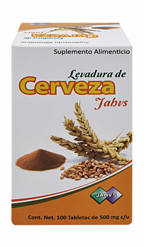JAHVS LEVADURA DE CERVEZA 500.00 MG