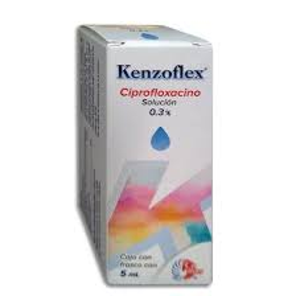 KENZOFLEX DUO GOTAS OFT. DEXAMETASONA 1.00 MG CIPROFLOXACINO 3.50 MG