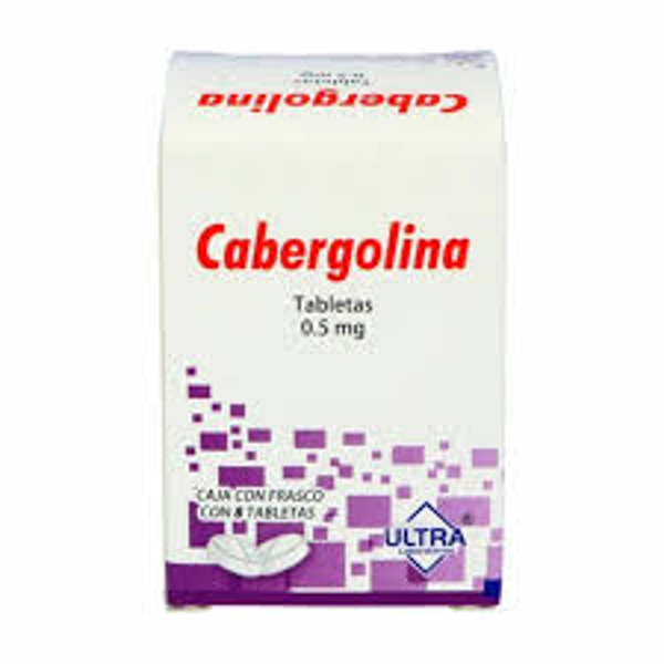 CABERGOLINA 0.50 MG TABS. C/8 ULTRA