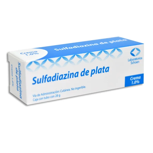 SULFADIAZINA DE PLATA CREMA 1.0% LABORATTORIOS SCHOEN