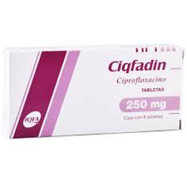 CIQFADIN TABS (CIPROFLOXACINO 250.00 MG)