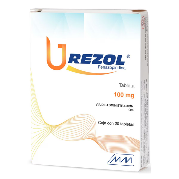UREZOL TABS FENAZOPIRIDINA 100.00 MG