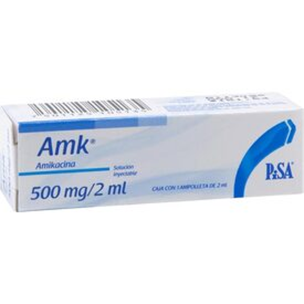 A.M.K 500MG (AMIKACINA INYECTABLE) C/1 AMPOLLETA