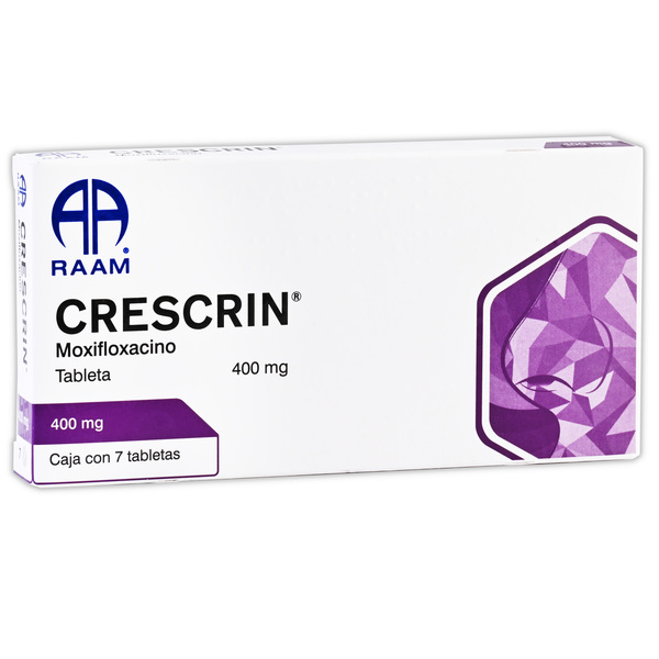 CRESCRIN MOXIFLOXACINO 400.00 MG TABS. C/7