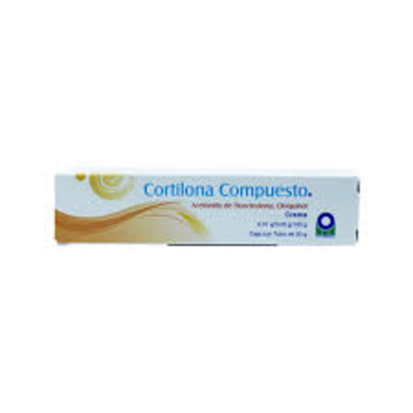 CORTILONA COMPUESTO CREMA (CLIOQUINOL 3.00 G FLUOCINOLONA 0.01 G)