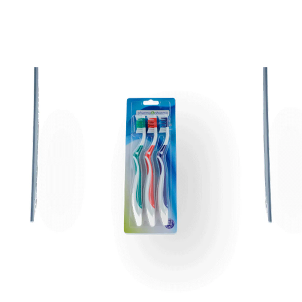 CEPILLO DENTAL TRIPLE PACK ADULTO PHARMA & PHARMA