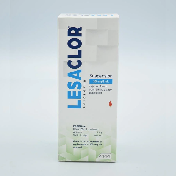 LESACLOR SUSP. ACICLOVIR 200 MG/5ML
