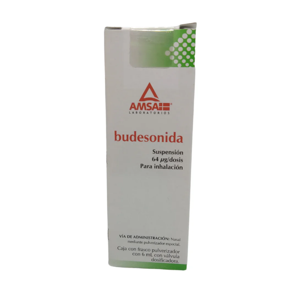 BUDESONIDA 1.28 MG SUSP. 64M /DOSIS PARA INHALACIÓN AMSA