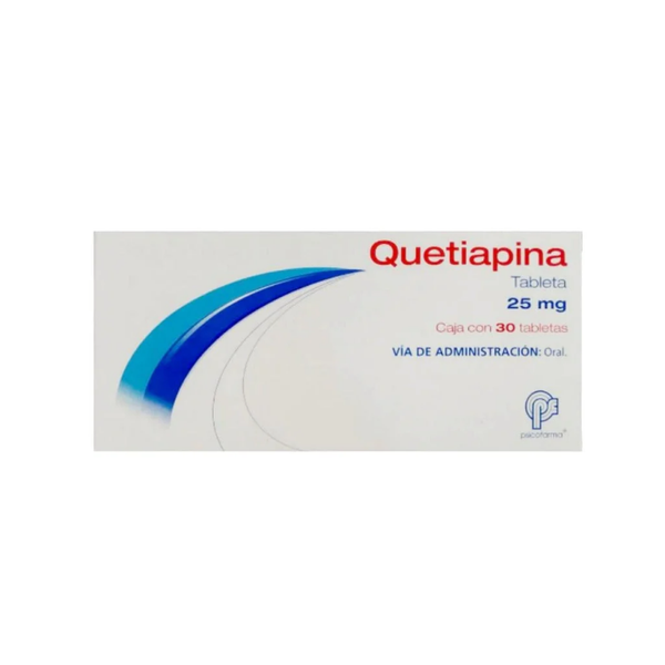 QUETIAPINA 25MG TABS PSICOFARMA