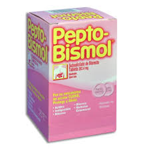 PEPTO BISMOL TABS SB EXHIBIDOR 25X4
