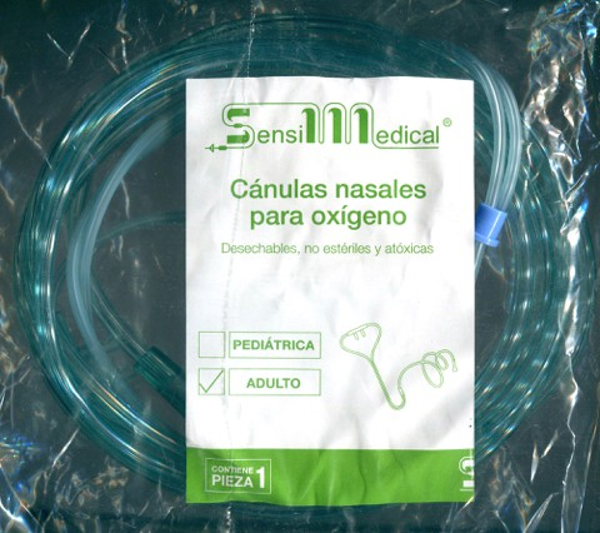 PUNTAS PARA OXÍGENO ADULTO 1.00 PZA SENSIMEDICAL