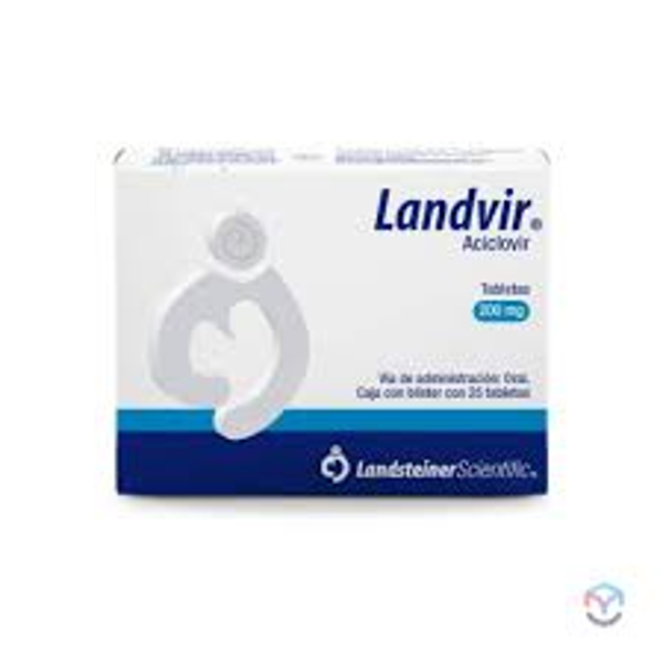 LANDVIR ACICLOVIR 200 MG TABS. C/25