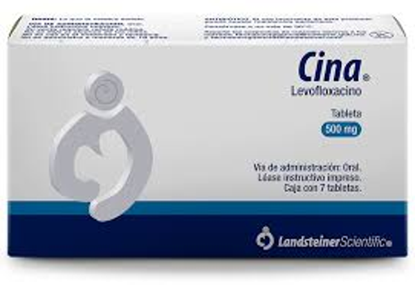CINA LEVOFLOXACINO 500.00 MG TABS. C/7