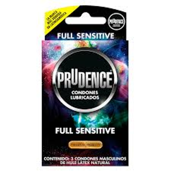 PRUDENCE PRESERVATIVOS FULL SENSITIVE C/3 CONDONES DE LATEX