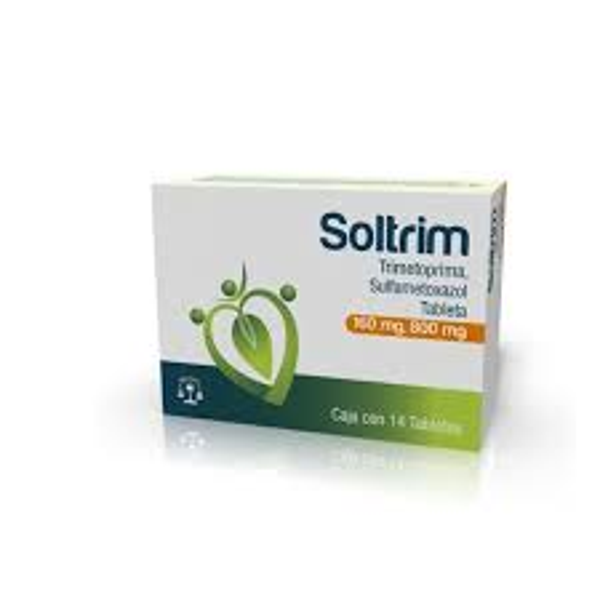 SOLTRIM TRIMETOPRIMA 160 MG SULFAMETOXAZOL 800 MG
