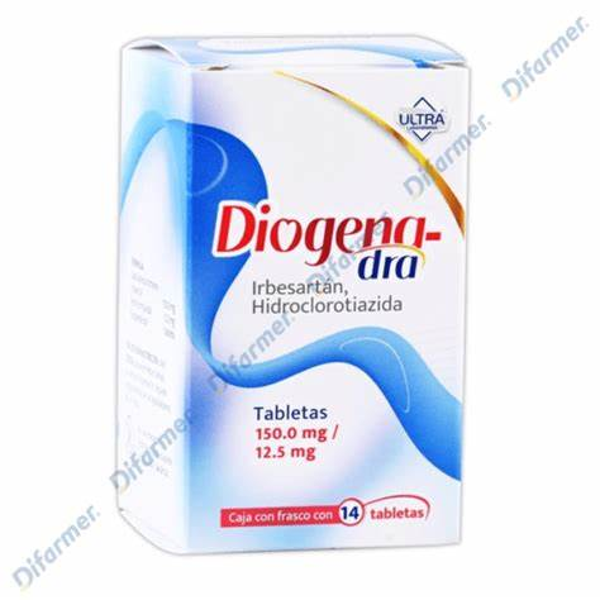 DIOGENA-DRA IRBESARTAN 150 MG HIDROCLOROTIAZIDA 12.50 MG TABS.