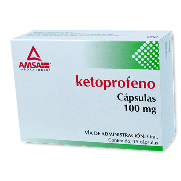 KETOPROFENO 100 MG C/15 CAPSULAS AMSA
