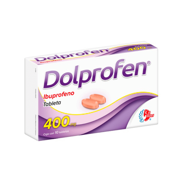 DOLPROFEN IBUPROFENO 400.00 MG  C/10 TABS.