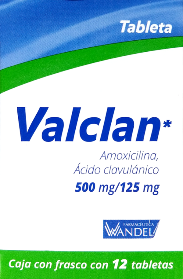 AMOXICILINA 500.00 MG ACIDO CLAVULANICO 125.00 MG