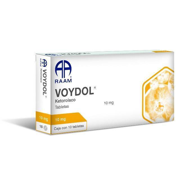 VOYDOL RAAM  KETOROLACO 10.00 MG TABS C/10