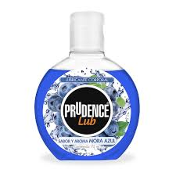 PRUDENCE LUBRICANTE SABOR Y AROMA MORA AZUL 75ML