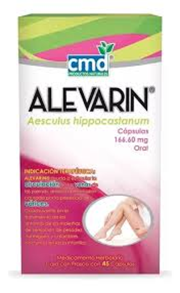 ALEVARIN CASTAÑO DE INDIAS 166.60 MG C/45 CAPSULAS