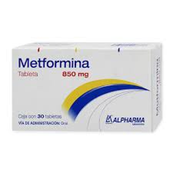 ALPHARMA METFORMINA 850.00 MG C/30 TABLETAS