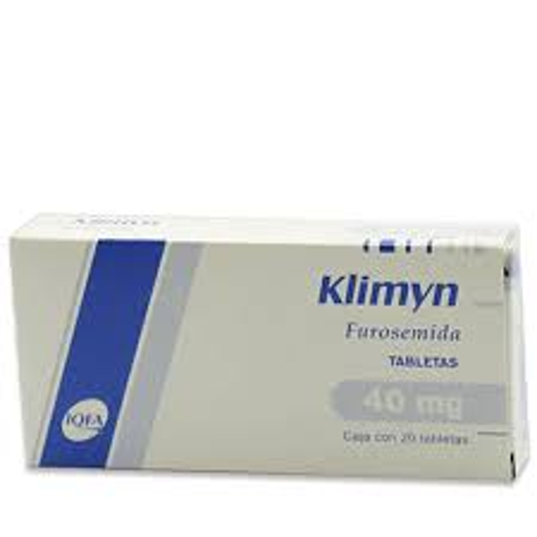 KLIMYN TABLETAS FUROSEMIDA 40.00 MG C/20