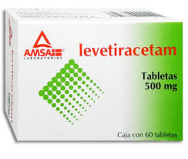 AMSA LEVETIRACETAM 500.00 MG TABLETAS C/60