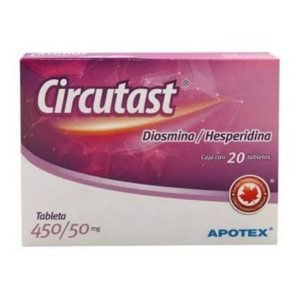 CIRCUTAST TABS (DIOSMINA 450.00 MG HESPERIDINA 50.00 MG)