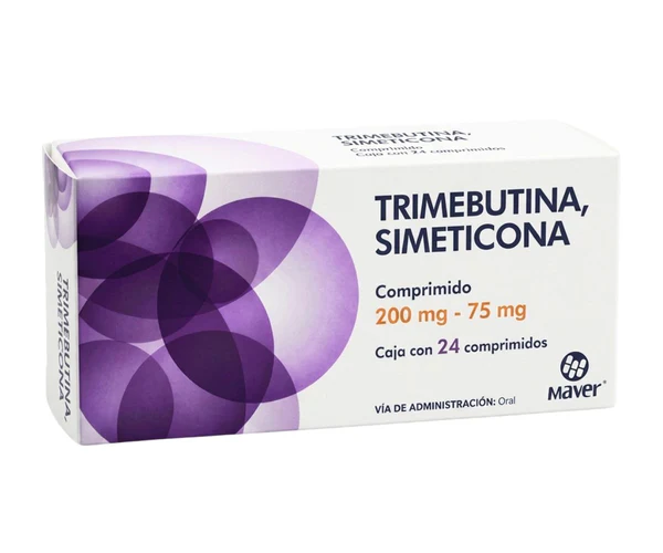 TRIMEBUTINA/SIMETICONA 200MG-75MG COMPRIMIDOS