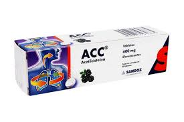 ACC ACETILCISTEINA TABS. 600MG EFERVESCENTE  C/20