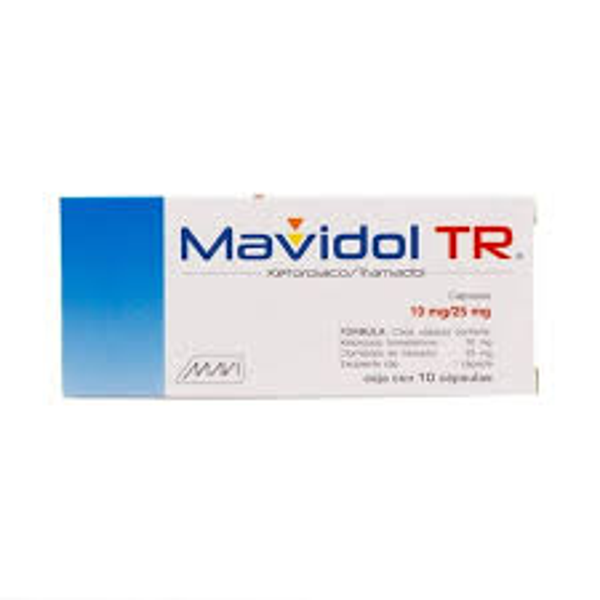 MAVIDOL TR INY (TRAMADOL 25.00 MG KETOROLACO 10.00 MG)