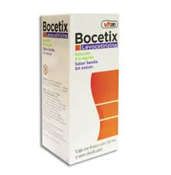 BOCETIX SOLUCION LEVOCETIRIZINA 0.5MG/ML C/150ML