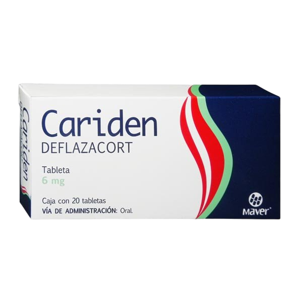 CARIDEN DEFLAZACORT 6.00 MG C/20 MAVER